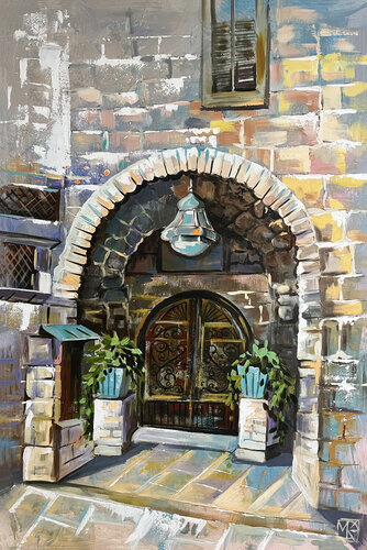 Old Jaffa.Tel Aviv de Maria Kireev, Pintura a la venta en Singulart