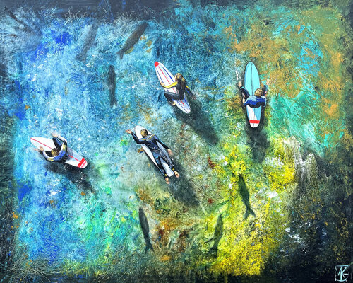 DON'T LOOK UP.. von Maria Kireev, Malerei kaufen auf Singulart