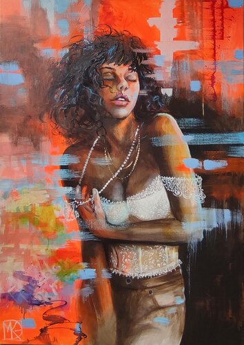 Hot Twilight. von Maria Kireev, Malerei kaufen auf Singulart