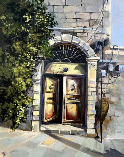 Old Jaffa gate de Maria Kireev, Pintura a la venta en Singulart