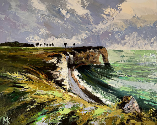 Rocks in Etretat. Maria Kireev