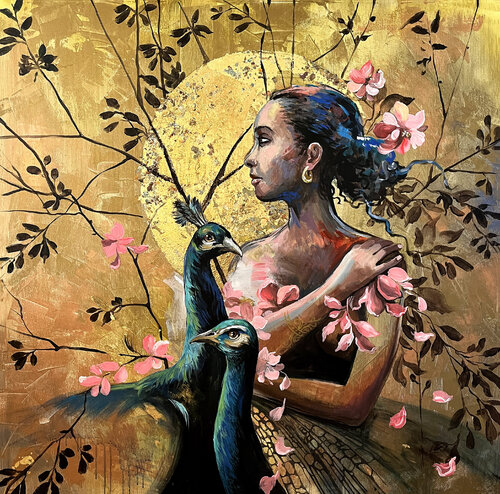 Iris (new) von Maria Kireev, Malerei kaufen auf Singulart