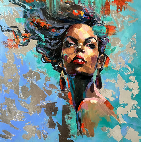 I am woman.. van Maria Kireev, Schilderij te koop op Singulart