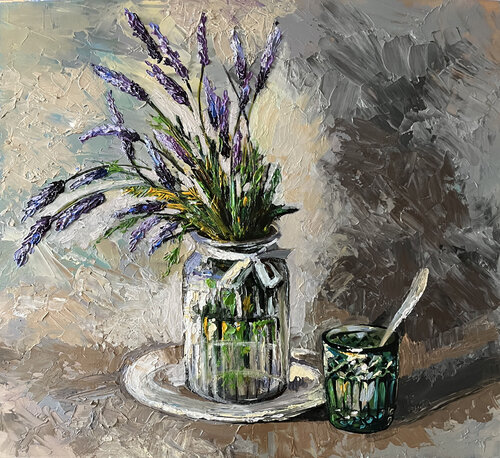 Friday lavender von Maria Kireev, Malerei kaufen auf Singulart
