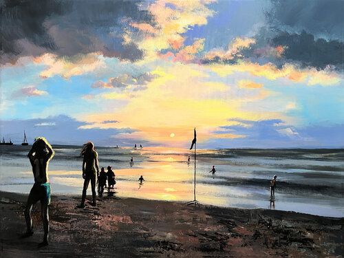 Sunset in Herzliya Maria Kireev