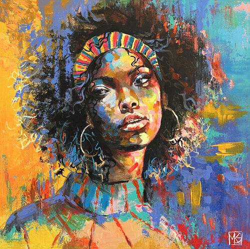 A million shades of Beauty van Maria Kireev, Schilderij te koop op Singulart