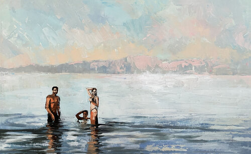 Summer funny  days van Maria Kireev, Schilderij te koop op Singulart