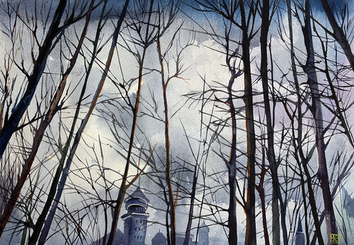 Cold sky of November Maria Kireev