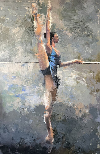 Beginner Ballerina von Maria Kireev, Malerei kaufen auf Singulart
