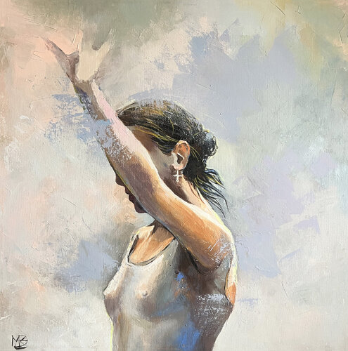 Dancer's head by Maria Kireev, Painting for Sale on Singulart