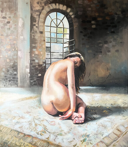 Where the light fades gently by Maria Kireev, Painting for Sale on Singulart