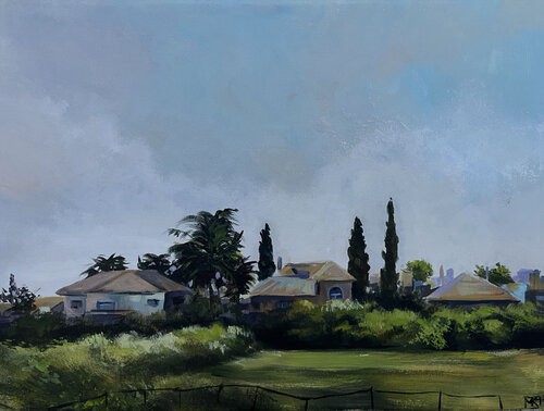 Whispers of a Quiet Morning_45_60_ di Maria Kireev, Pittura in vendita su Singulart
