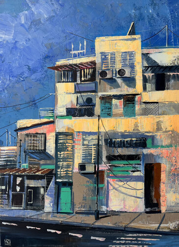 The Wires of Florentin di Maria Kireev, Pittura in vendita su Singulart