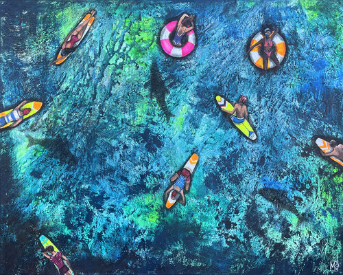 The Deep Awaits van Maria Kireev, Schilderij te koop op Singulart