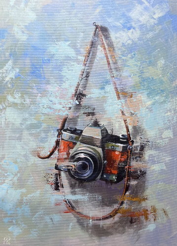 Awaiting the Frame de Maria Kireev, Pintura a la venta en Singulart