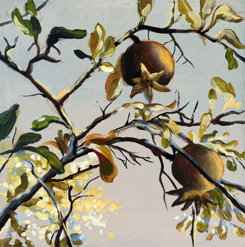 Pomegranate Season von Maria Kireev, Malerei kaufen auf Singulart