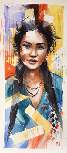 Where the Wind Begins by Maria Kireev, 종이 for Sale on Singulart