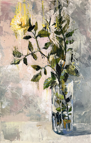 Fragmented Flower van Maria Kireev, Schilderij te koop op Singulart