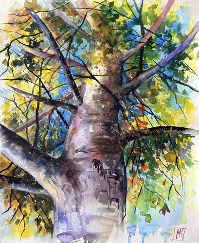 Quiet Strength by Maria Kireev, Work on Paper for Sale on Singulart