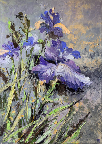 The Motion of Iris von Maria Kireev, Malerei kaufen auf Singulart