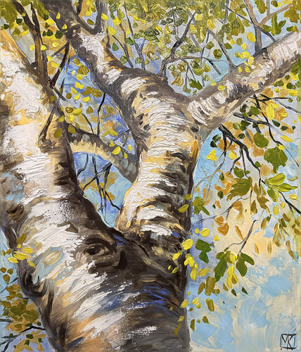 Reaching for light von Maria Kireev, Malerei kaufen auf Singulart