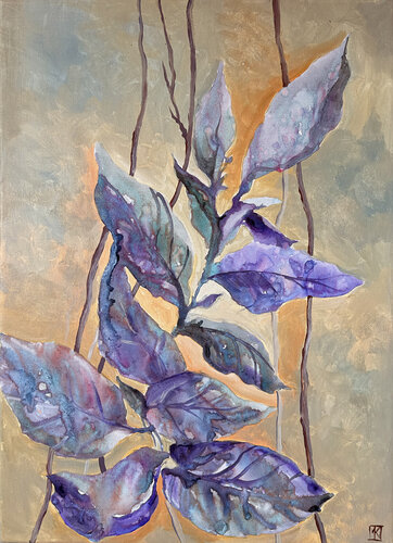 Lavender Dusk von Maria Kireev, Malerei kaufen auf Singulart