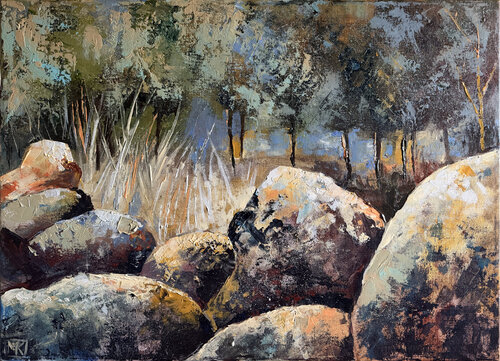 Stone Serenity von Maria Kireev, Malerei kaufen auf Singulart