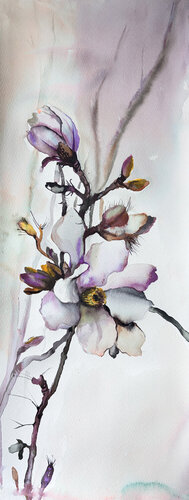Luminous Magnolia von Maria Kireev, Malerei kaufen auf Singulart