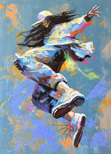 Beyond Gravity by Maria Kireev, Painting for Sale on Singulart