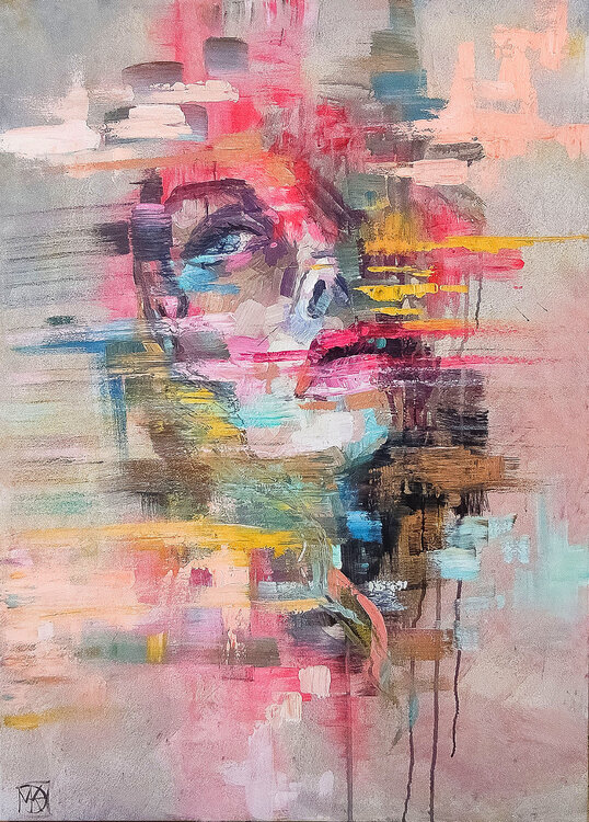 Abstract face Maria Kireev