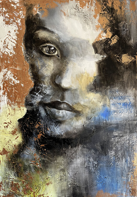 Stranger female face Maria Kireev