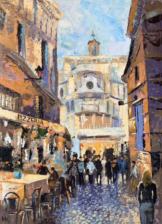 A Small Street of Great Rome Maria Kireev