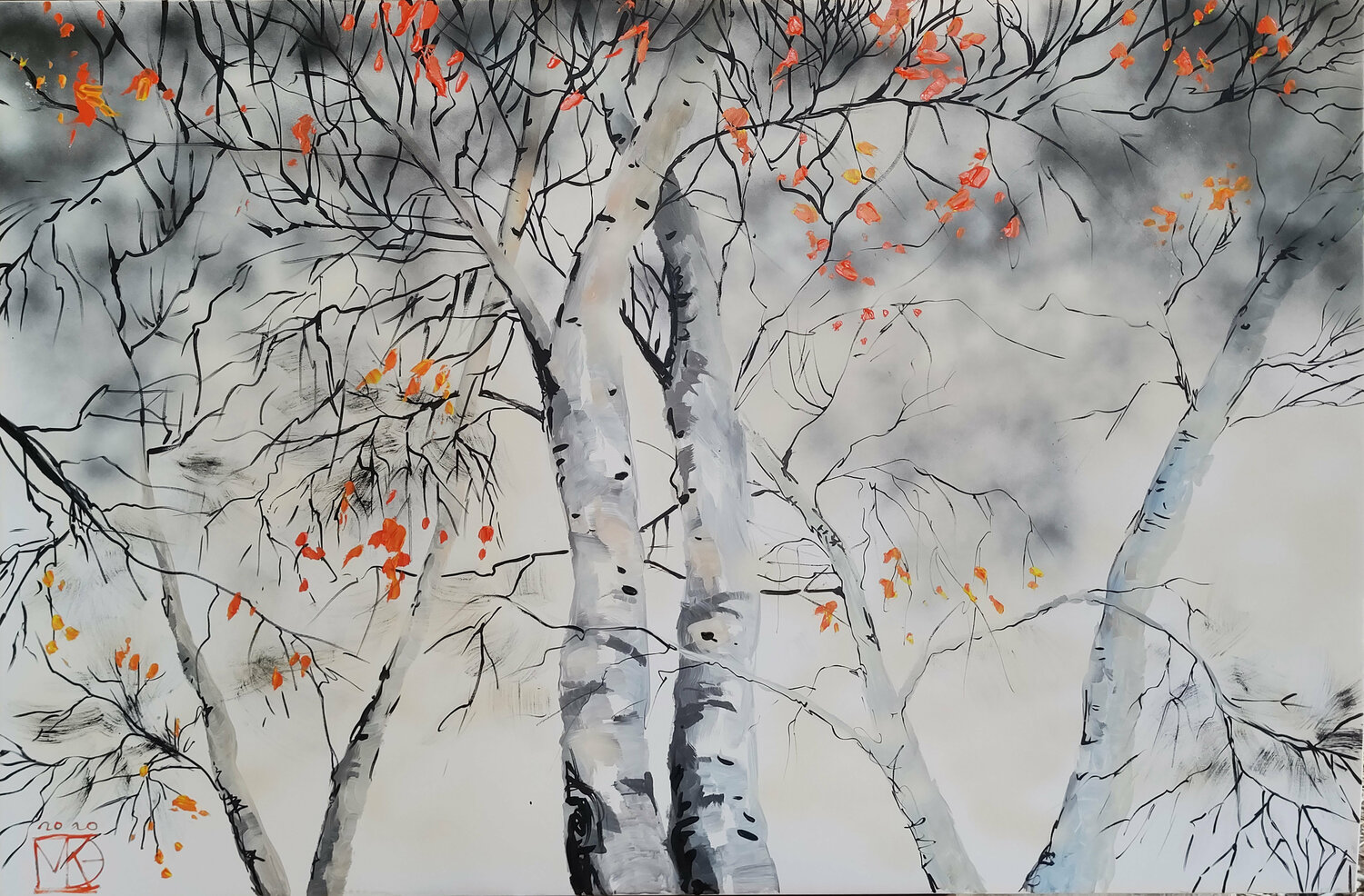 The last leaves Maria Kireev