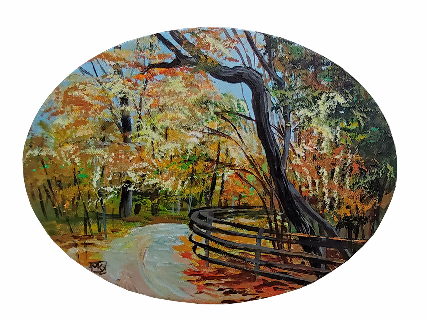 Autumn alley Maria Kireev