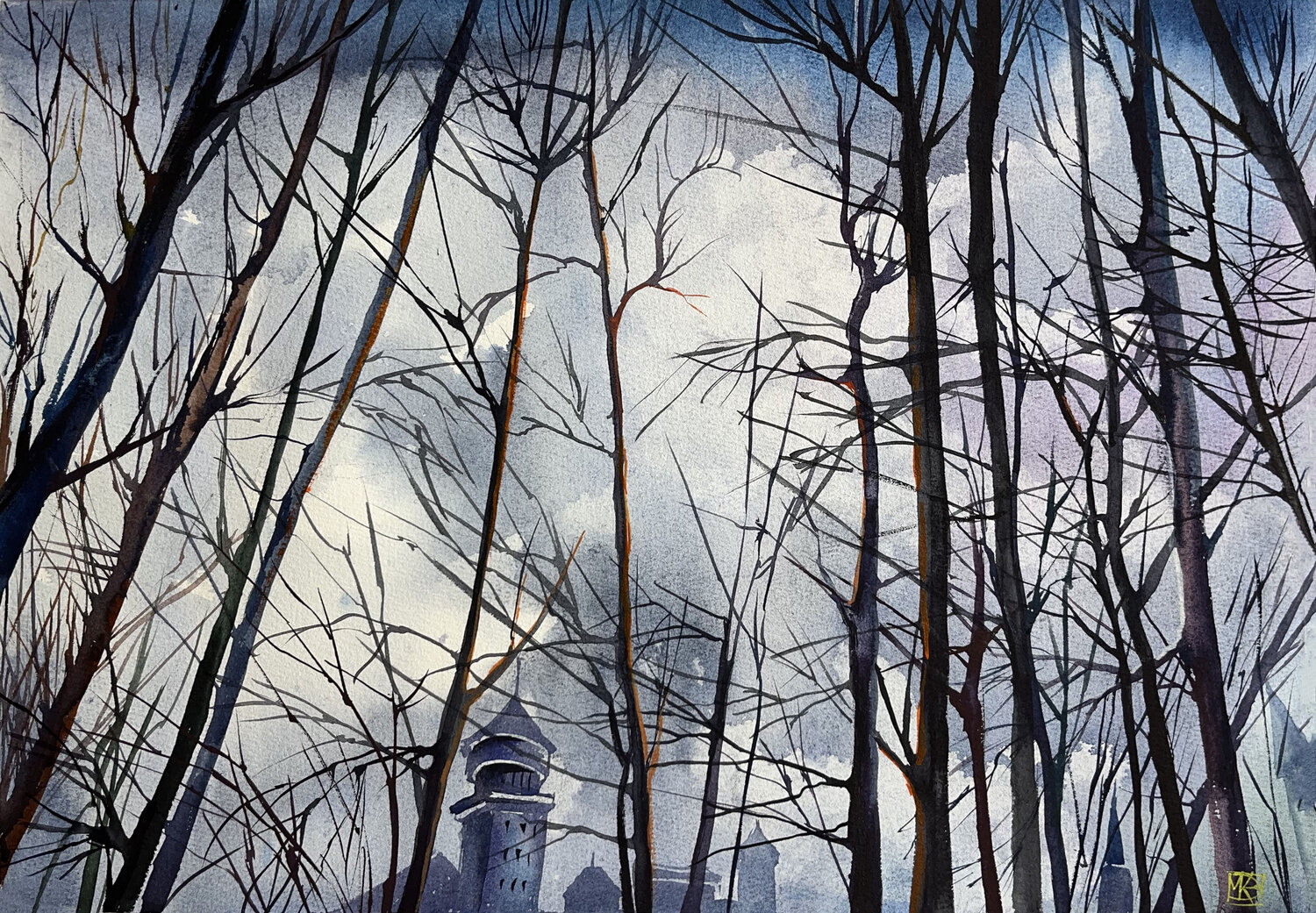 Cold sky of November Maria Kireev