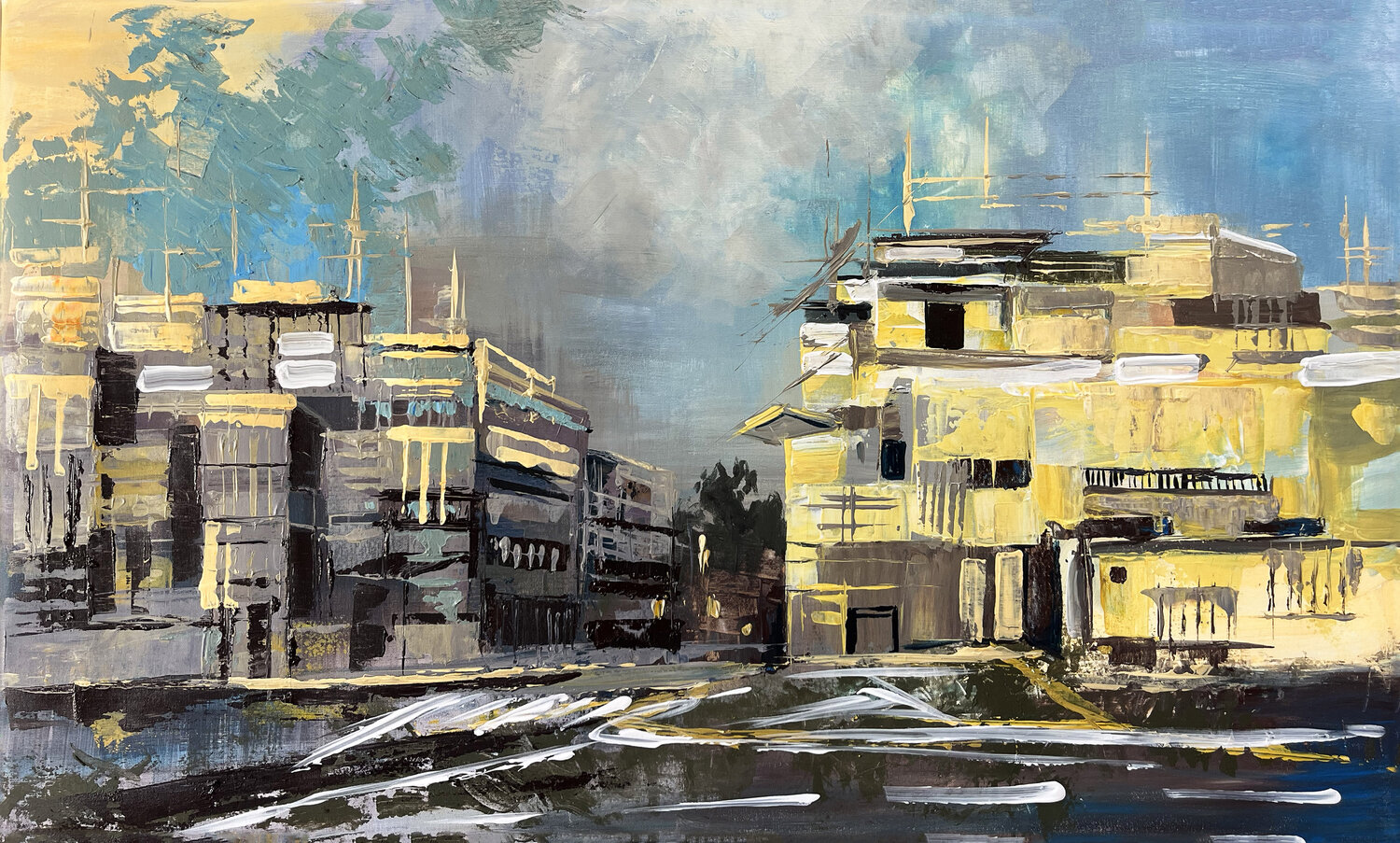 Yellow Blocks Maria Kireev