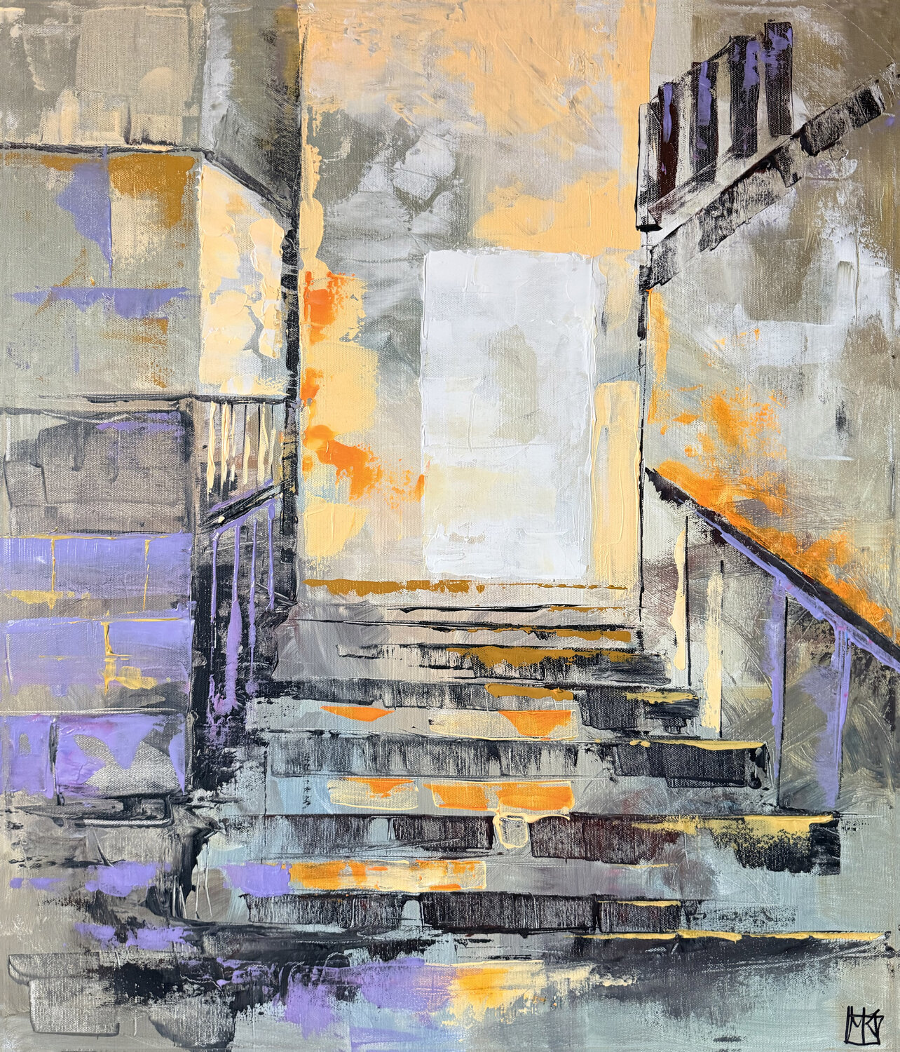 Sunlit Steps Maria Kireev