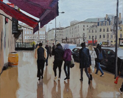 City Reflections di Daniel Murgatroyd, Pittura in vendita su Singulart
