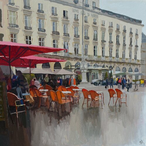 Place de la Comédie van Daniel Murgatroyd, Schilderij te koop op Singulart