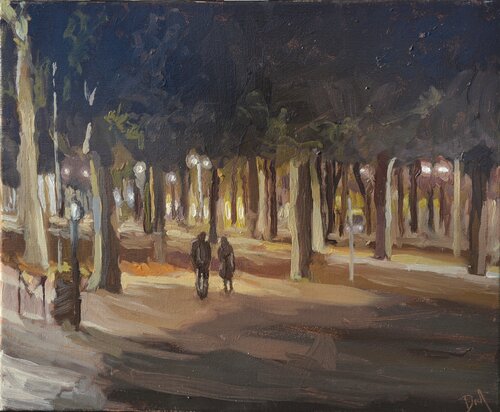 Place des Quinconces di Daniel Murgatroyd, Pittura in vendita su Singulart