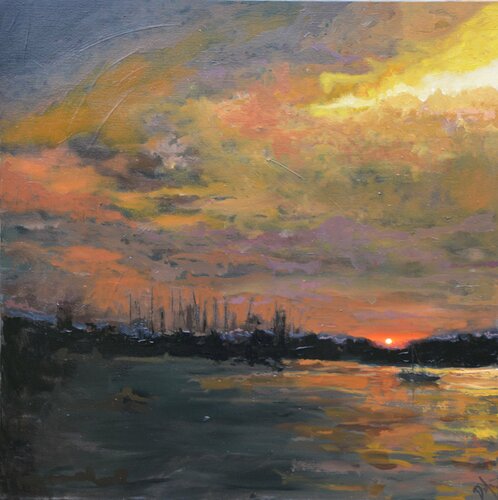 Crépuscule di Daniel Murgatroyd, Pittura in vendita su Singulart