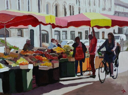 Couleurs du Marché, Capucins, Bordeaux van Daniel Murgatroyd, Schilderij te koop op Singulart