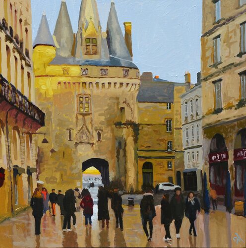 Porte Cailhau, Bordeaux van Daniel Murgatroyd, Schilderij te koop op Singulart