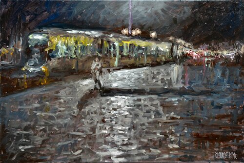 Place de la Bourse sous la pluie Daniel Murgatroyd