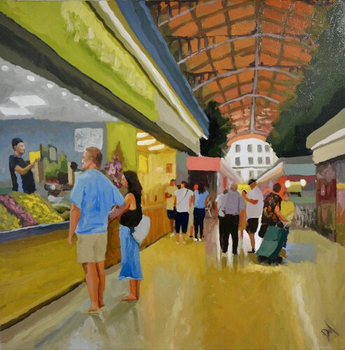The Market von Daniel Murgatroyd, Malerei kaufen auf Singulart