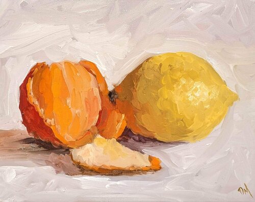 Orange et citron van Daniel Murgatroyd, Schilderij te koop op Singulart