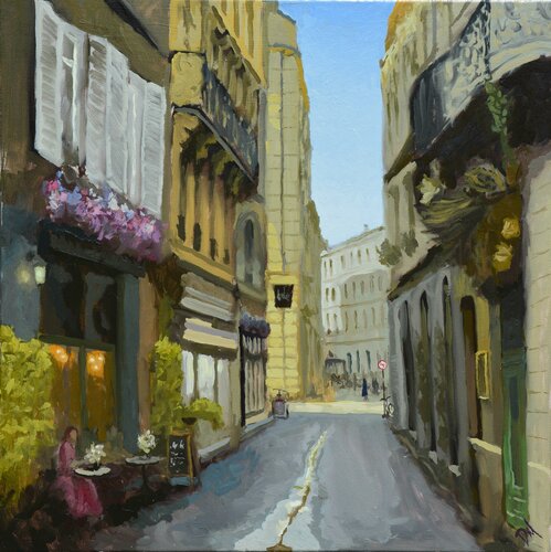 Rue Parlement, Saint-Pierre, Bordeaux van Daniel Murgatroyd, Schilderij te koop op Singulart