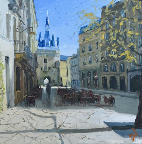 Place du Palais, Bordeaux by Daniel Murgatroyd, Painting for Sale on Singulart