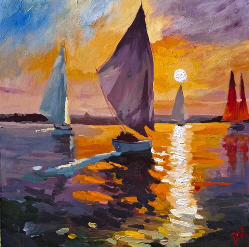 Voiliers Crépuscule Daniel Murgatroyd