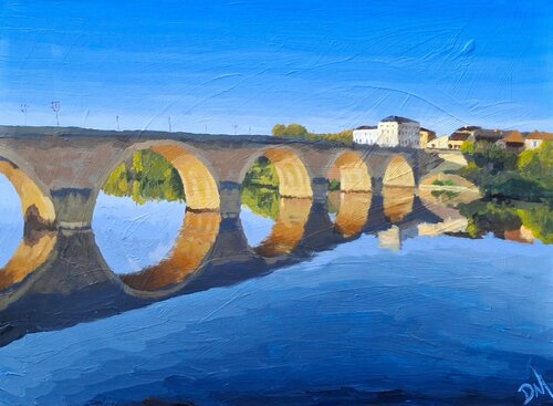 Le Vieux Pont, Bergerac von Daniel Murgatroyd, Malerei kaufen auf Singulart